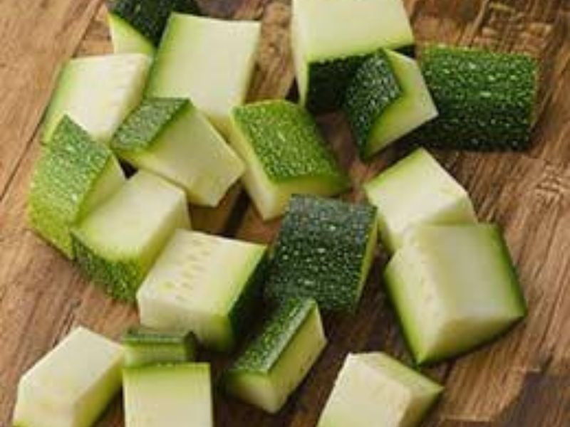Zucchini Green (Cubes), 250 gms